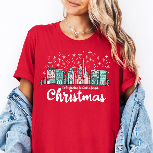 It's Beginning To Look At Lot Like Christmas Graphic Tee