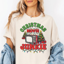  Christmas Movie Junkie Graphic Tee