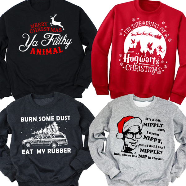 Christmas Movies We All Love Graphic Sweatshirt