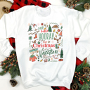  Christmas Vacation Collage Hooray! Christmas Movie Graphic Sweatshirt