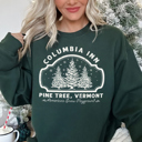  Columbia Inn Pine Tree Vermont Christmas Movie Graphic Sweatshirt