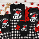  Cousin Crew Fun Family Christmas Group Graphic Tee