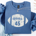  Custom Football Player Number Team Personalized Sport School Mascot Graphic Sweatshirts | Custom Team Shirt