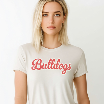 Custom Retro Team Mascot Vintage Personalized Football Graphic Tee | Team Shirt