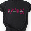  Custom Team Mascot Outline Personalized Football Graphic Tee | Team Shirt