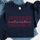  Custom Team Mascot Outline Personalized Football Graphic Sweatshirt | Team Shirt