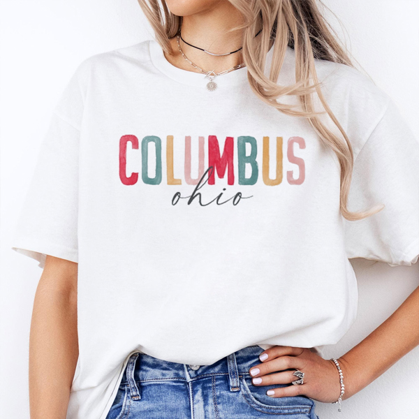 Custom Watercolor City Name Graphic Tee