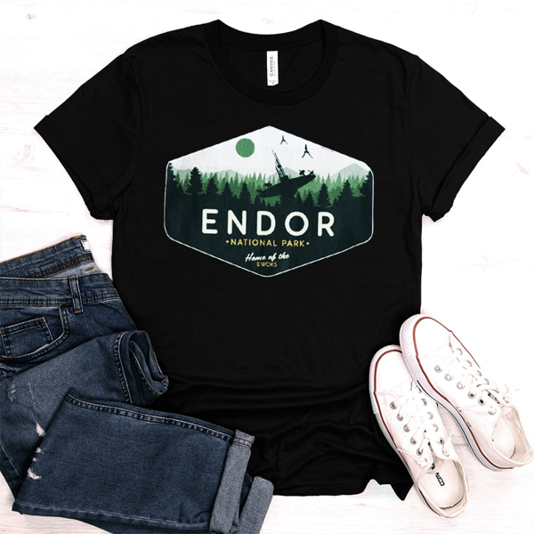 Endor National Park Galaxy Movie Graphic Tee