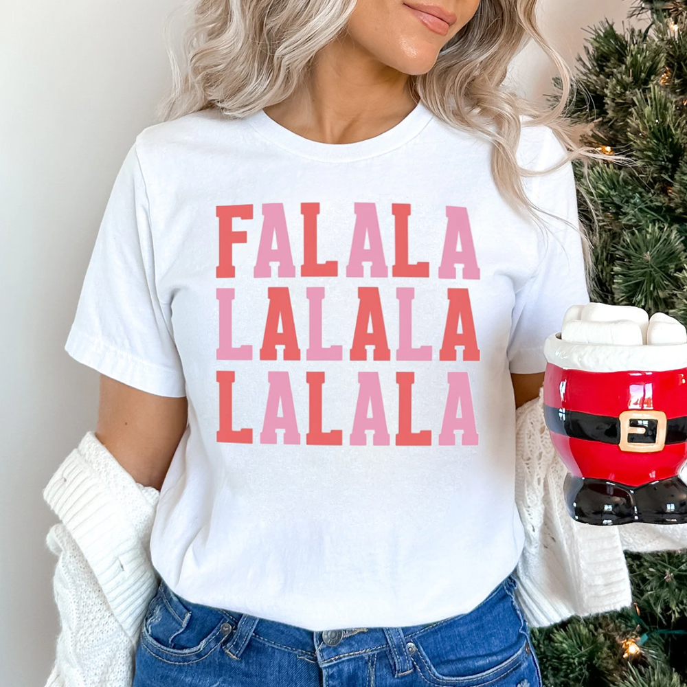 FaLaLa Joyful Christmas Graphic Tee