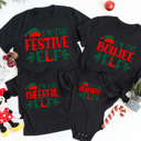  Festive and Fun Group Christmas Graphic Tee