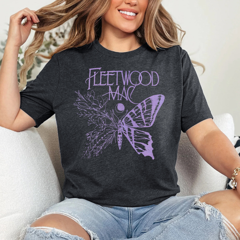 Fleetwood Mac Butterfly Concert Graphic Tee