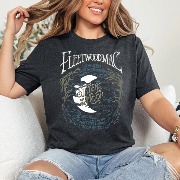 Fleetwood Mac Sisters Of The Moon Music Graphic Tee