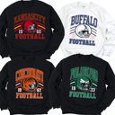  Favorite Football Cities Graphic Sweatshirt