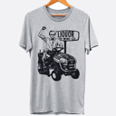  George Jones Riding A Tractor Funny Country Music Graphic Tee