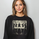  Vintage Salem Witch Girls Will Be Girls Fall & Autumn Graphic Sweatshirt | Halloween Shirt