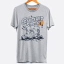  Graveyard Smash Dancing Skeleton Monster Mash Halloween Graphic Tee