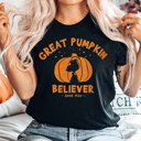  The Great Pumpkin Believer Fall & Thanksgiving  Graphic Tee | Thanksgiving Shirt