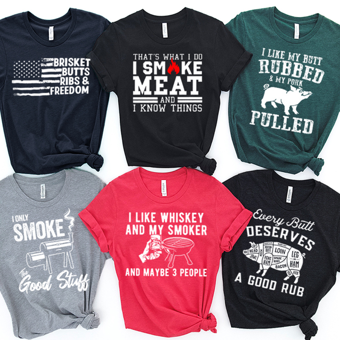 Grilling Get Your Meat On Funny Graphic Tees