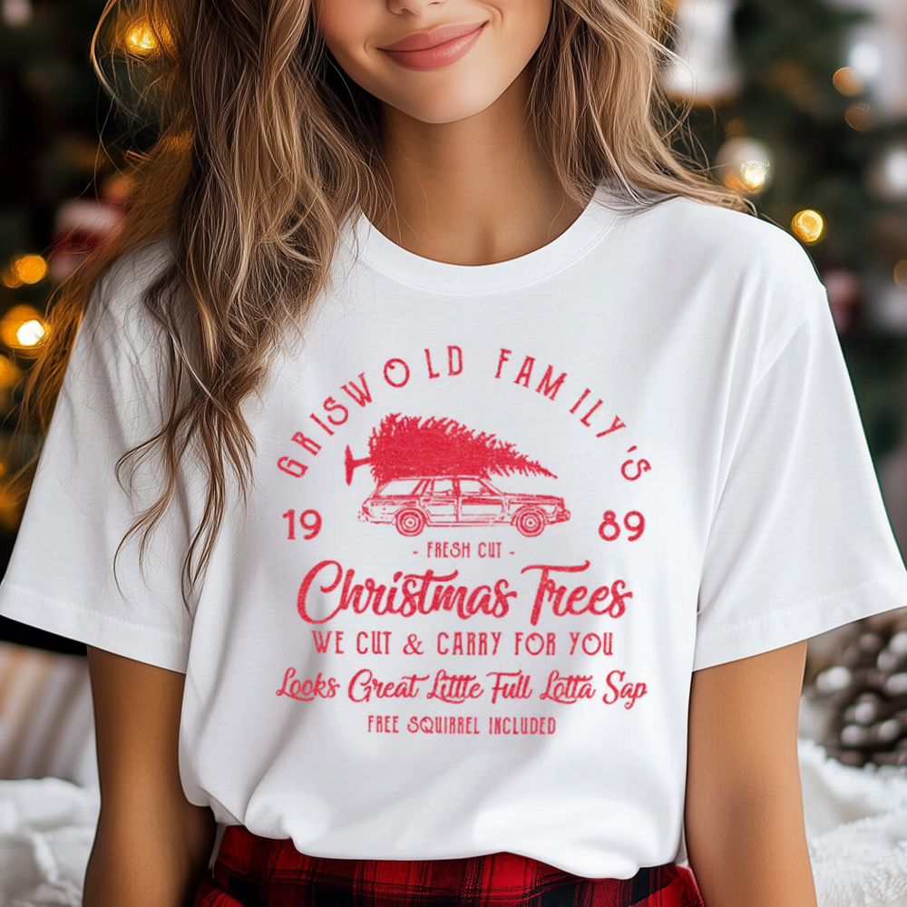 Griswold Christmas Trees 1989 Funny Christmas Movie Graphic Tee