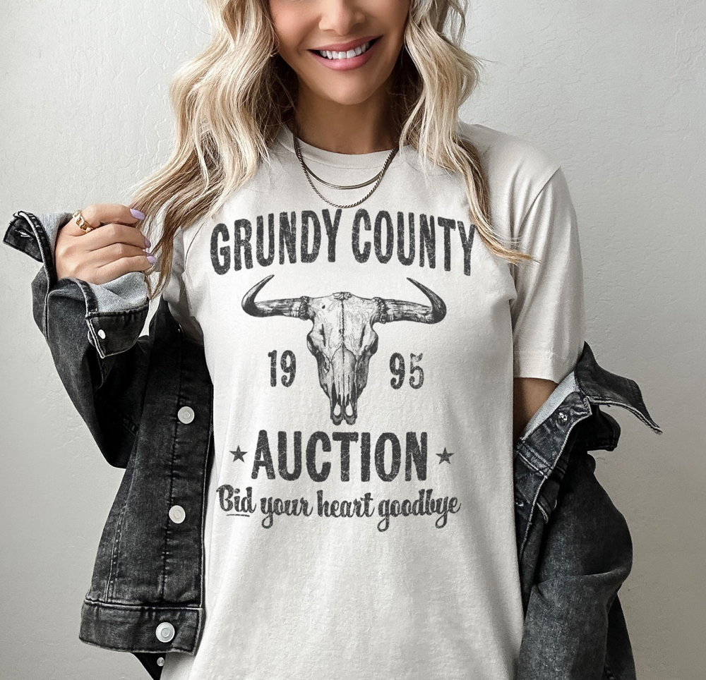 Grundy County Auction Country Music Graphic Tee