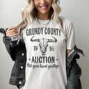  Grundy County Auction Country Music Graphic Tee