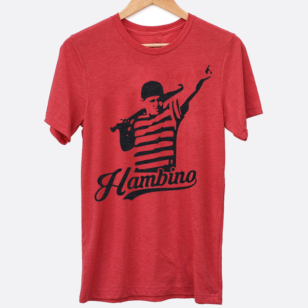 Hambino Funny Baseball Movie Graphic Tee