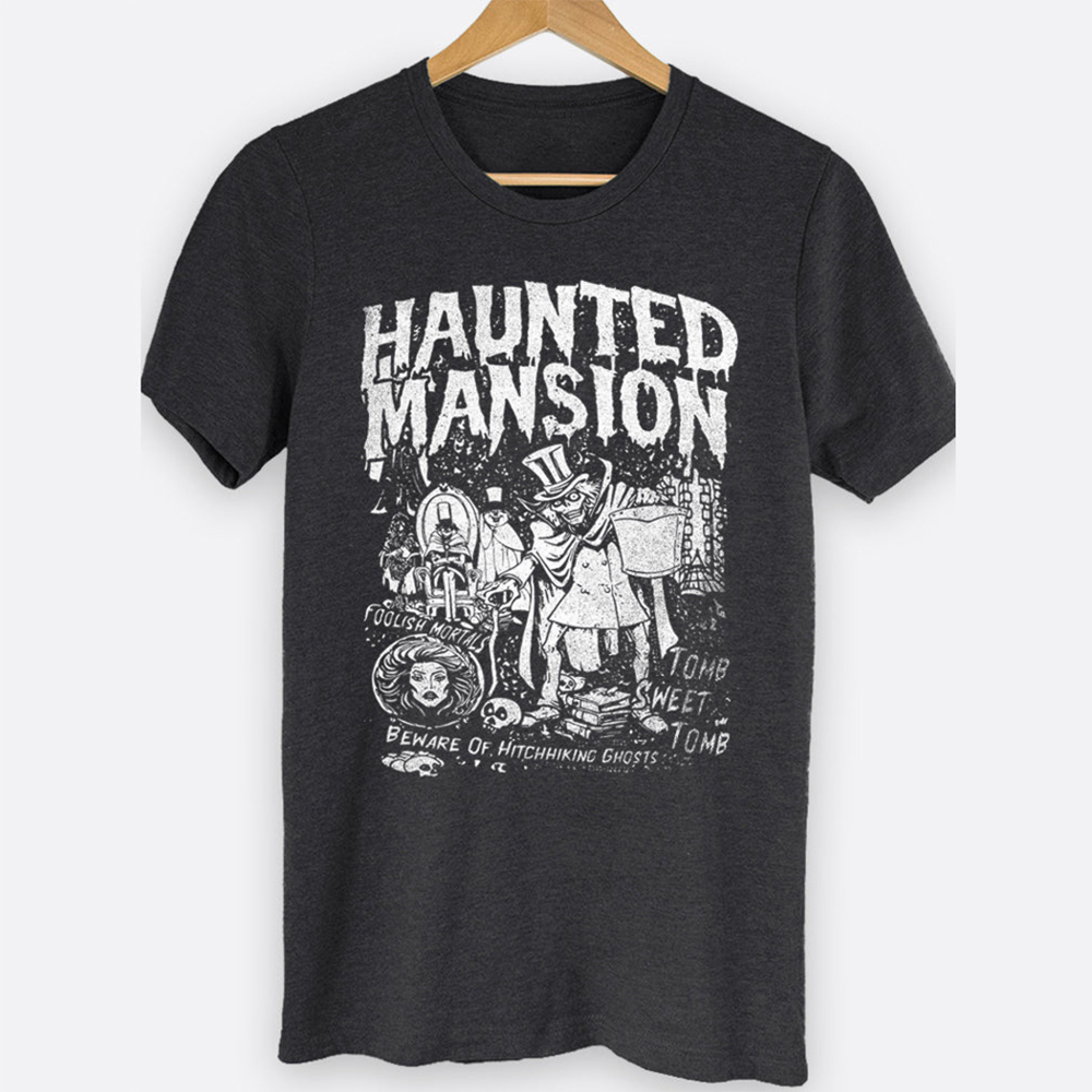 Haunted Mansion Fun & Spooky Halloween On Main Street Graphic Tee