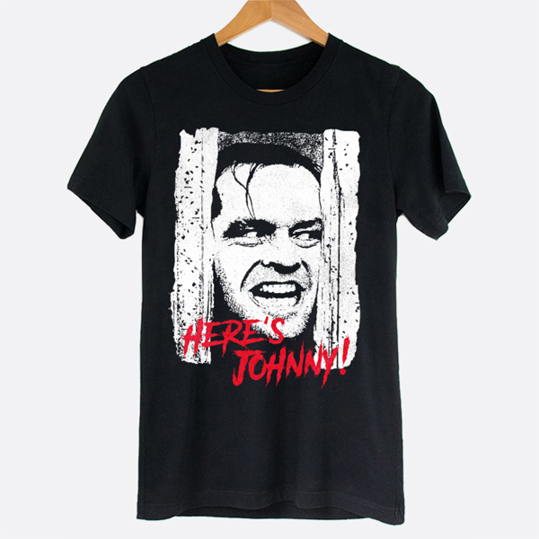 Here's Johnny Scary Movie Graphic Tee