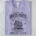  Hocus Pocus Social Club Fall & Autumn Graphic Tee | Halloween Shirt
