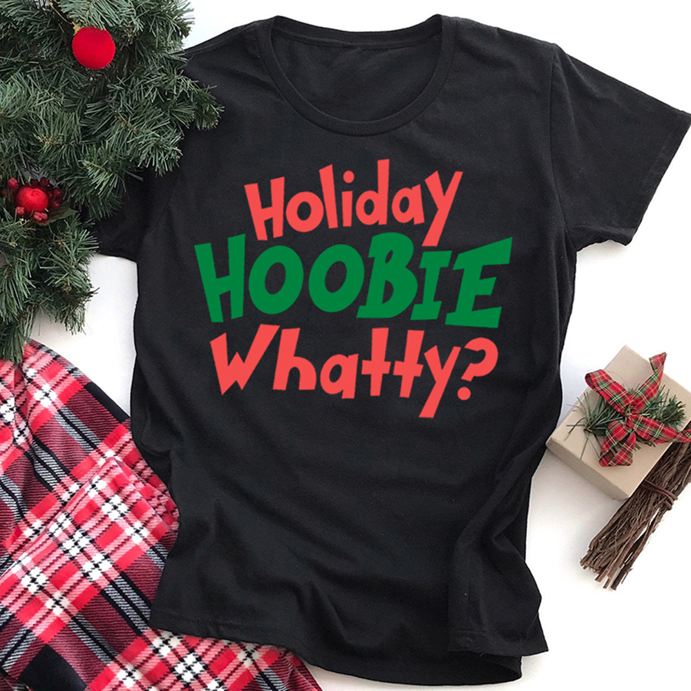 Holiday Hoobie Whatty Nostalgic Christmas Movie Graphic Tee