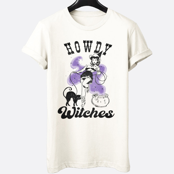 Howdy Witches Western Fall & Halloween Graphic Tee