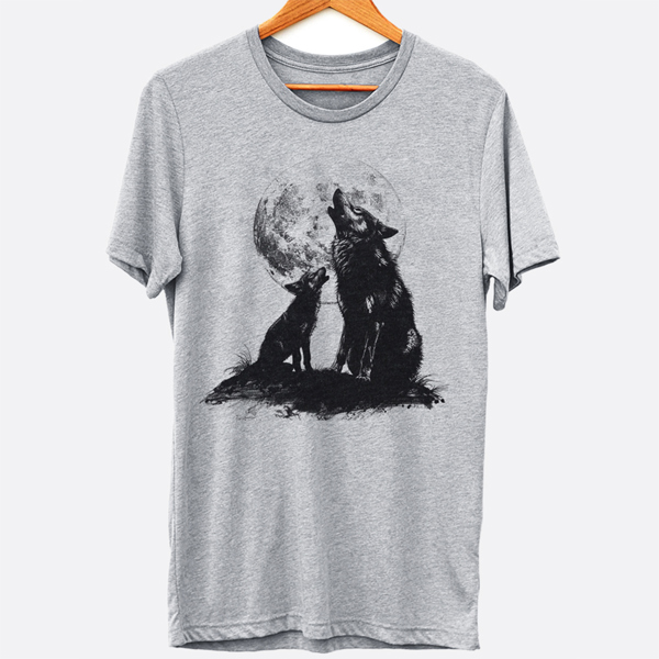 Howling Wolves Animal Graphic Tee