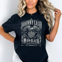  Johnny Cash Classic Rock Band Music Concert Graphic Tee | Music Tee