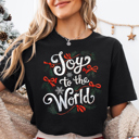  Joy To The World Merry Christmas Graphic Tee