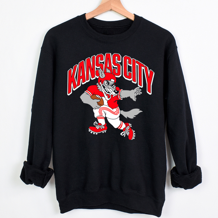 Kansas City Vintage Mascot Graphic Sweatshirt