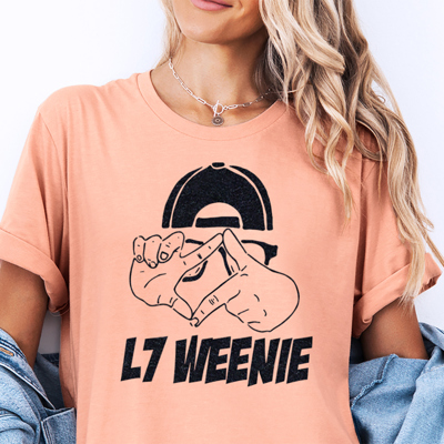 L7 Weenie Sandlot Squints 90's Throwback Classic Baseball Movie Graphic Tee | Baseball Tee
