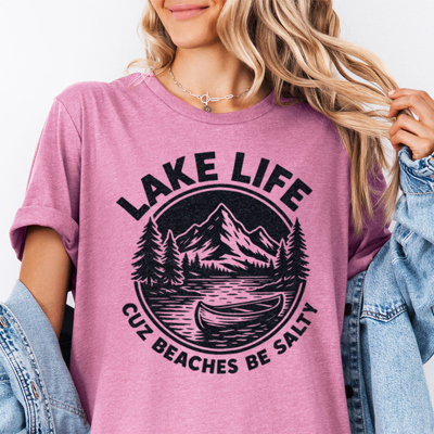 Lake Life Funny Summer Vacation Boating Graphic Tee | Lake Tee