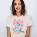  Later Gator Funny Animal Teacher Graphic Tee | Teacher Shirt