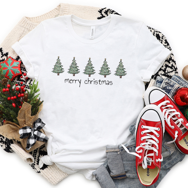 Little Christmas Tree Cute Christmas Graphic Tee