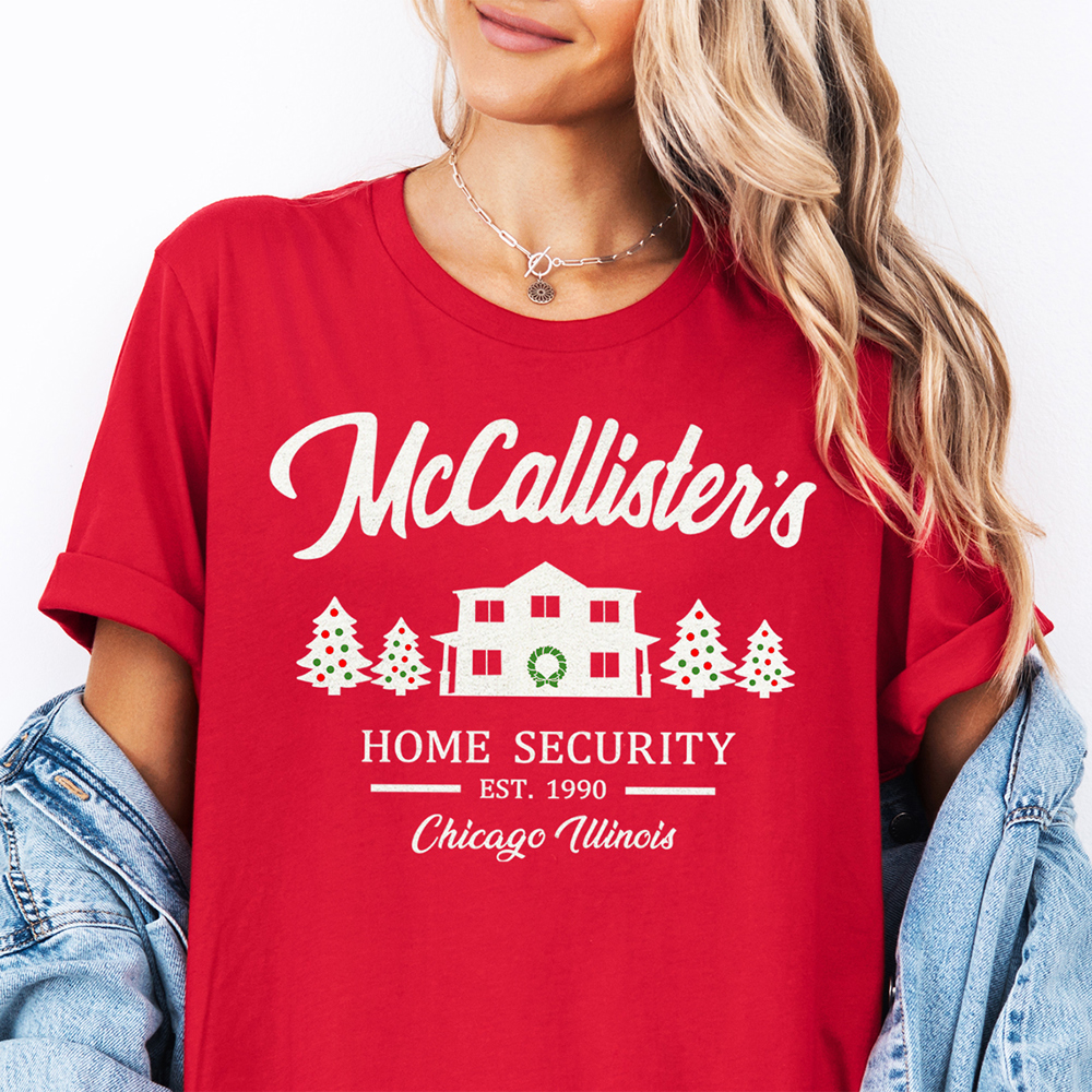 McCallisters Home Security Christmas Movie Graphic Tee