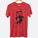  Mickey Storm Trooper Classic Movie Graphic Tee