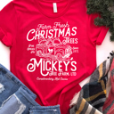  Mickey's Tree Farm Cute Christmas Graphic Tee