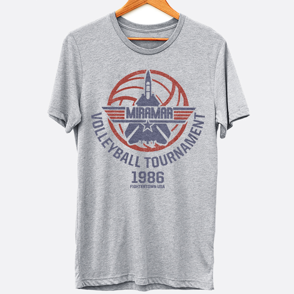 Miramar Volleyball Top Gun Movie Graphic Tee