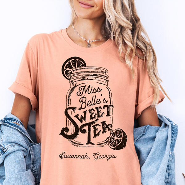 Miss Belle's Sweet Tea 90's Country Music Graphic Tee