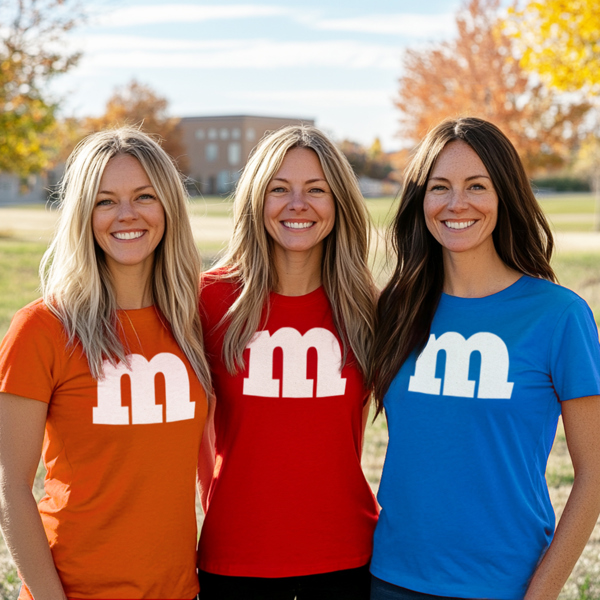 M&M Halloween Group Costume Graphic Tee