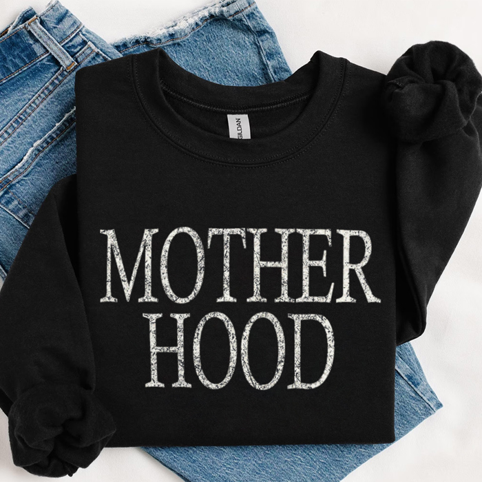 Motherhood Mama Mom Mommy Graphic Sweatshirt, Mama Shirt