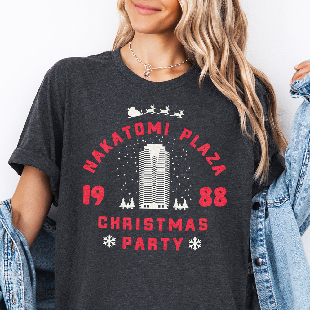 Nakatomi Plaza Action Christmas Movie Graphic Tee