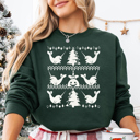  Narwhal Collage Festive Christmas Sweatshirt