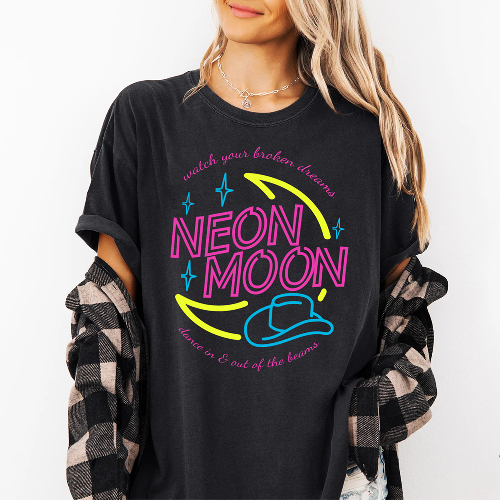 Neon Moon 90's Country Music Graphic Tee