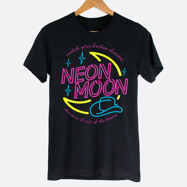 Neon Moon 90's Country Music Graphic Tee